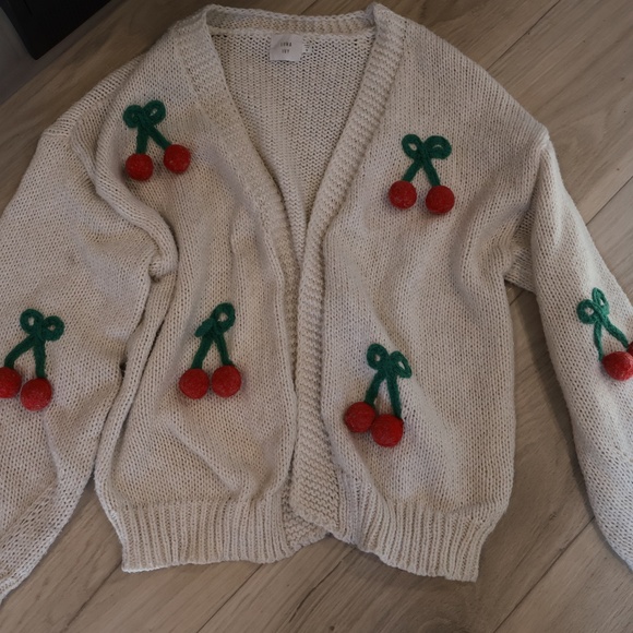 Cherry Knit Sweater - Picture 1 of 6